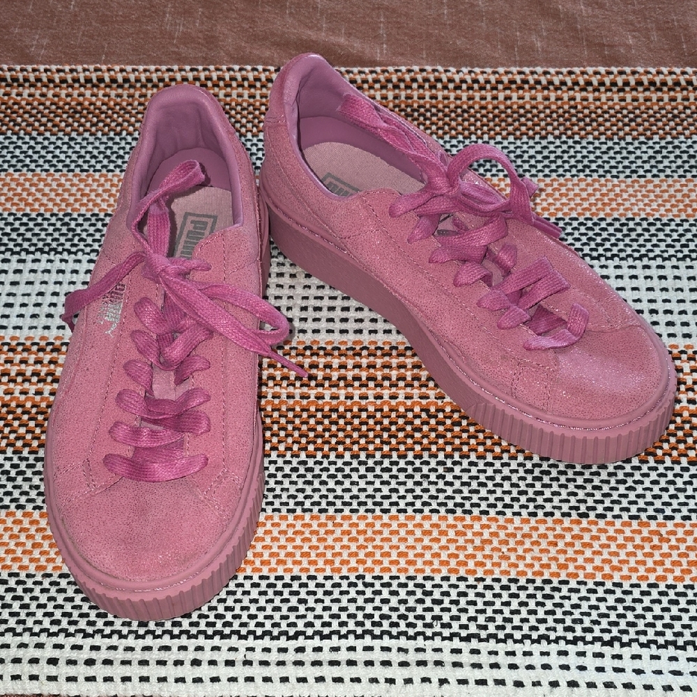 Puma Women's Dusty Rose Suede Sneakers